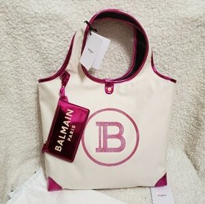 Balmain B-Army Logo Shopper Bag